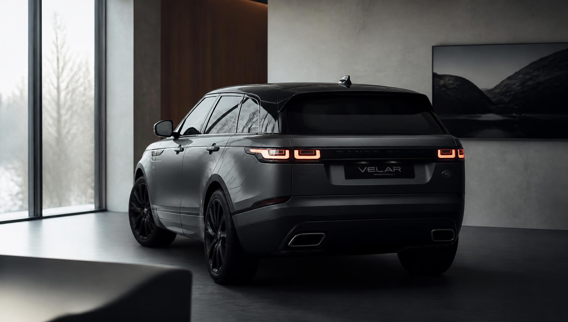 Premium vehicle presented in a modern showroom